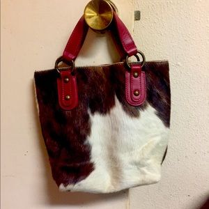 Cowhide purse. Genuine leather. Made in Italy!